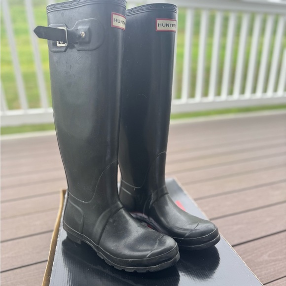 Nordstrom Black Rain & Snow Boots Waterproof Tall - Picture 1 of 5